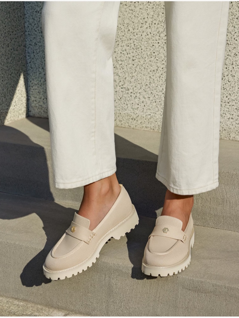 VIVAIA Round-Toe Platform Chunky Heel
Loafers (Francesca) size 37
